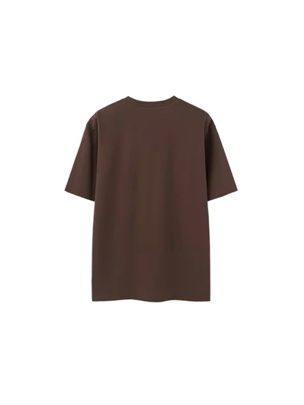 Double Sided T-Shirt in Brown Color 2