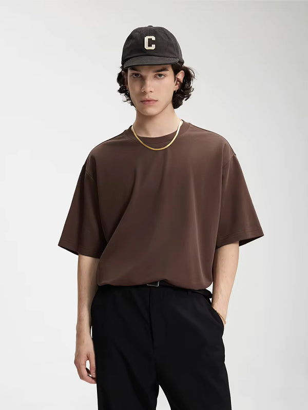 Double Sided T-Shirt in Brown Color 3