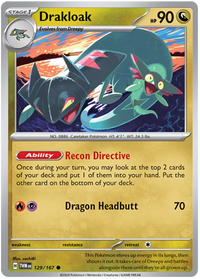[Collector Troves] Pokemon Scarlet & Violet Twilight Masquerade Drakloak Card