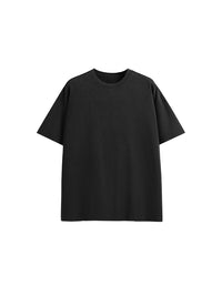 Drop Shoulder Oversized T-Shirt in Black Color