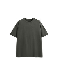 Drop Shoulder Oversized T-Shirt in Grey Color