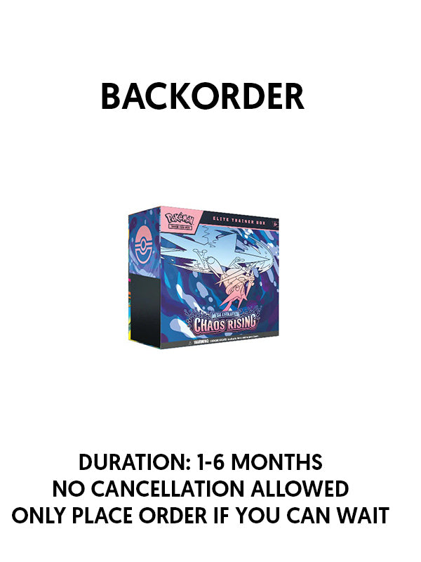 Pokemon TCG Mega Evolution Chaos Rising Elite Trainer Box [BACKORDER]