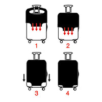 Travelmall Eco-friendly Luggage Protective Cover (Size M)