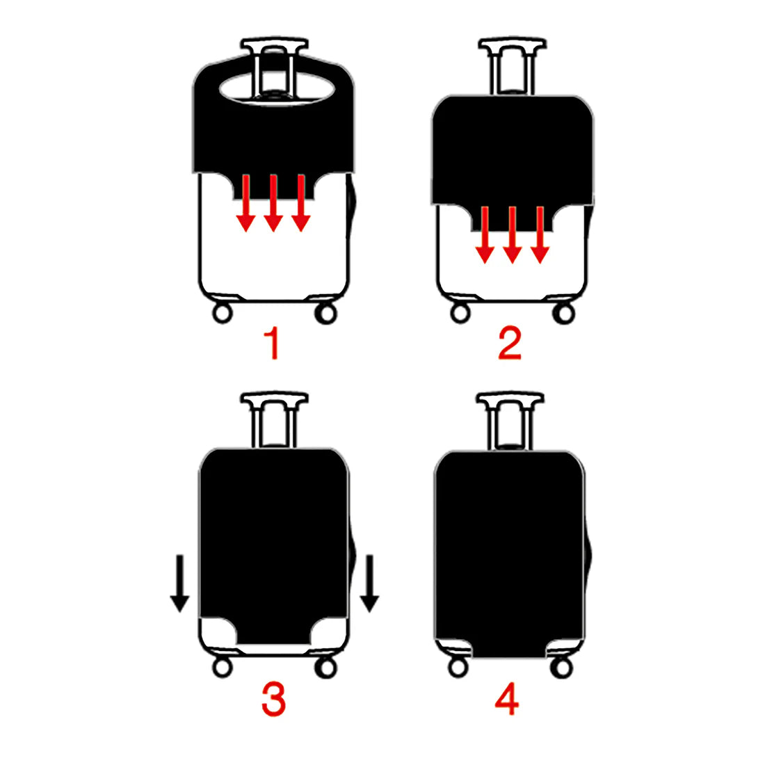 Travelmall Eco-friendly Luggage Protective Cover (Size M)
