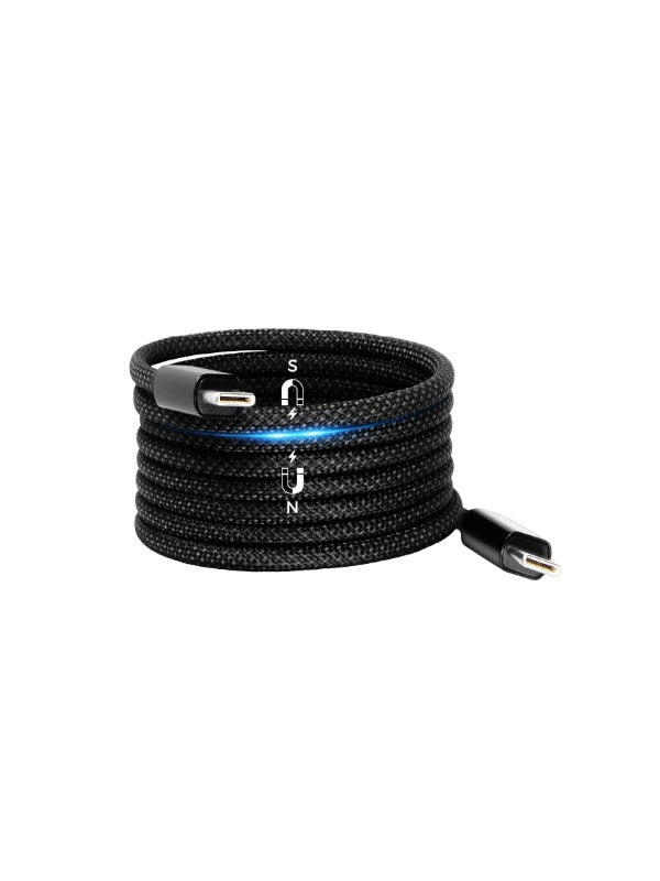 Edizard EZ Pivot Cable l Magnetic Anti-tangle Round Cable (1m)