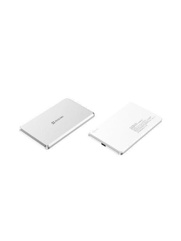 Edizard MaxSafe Semi-Solid State Power Bank (5000mAh) in Silver Color