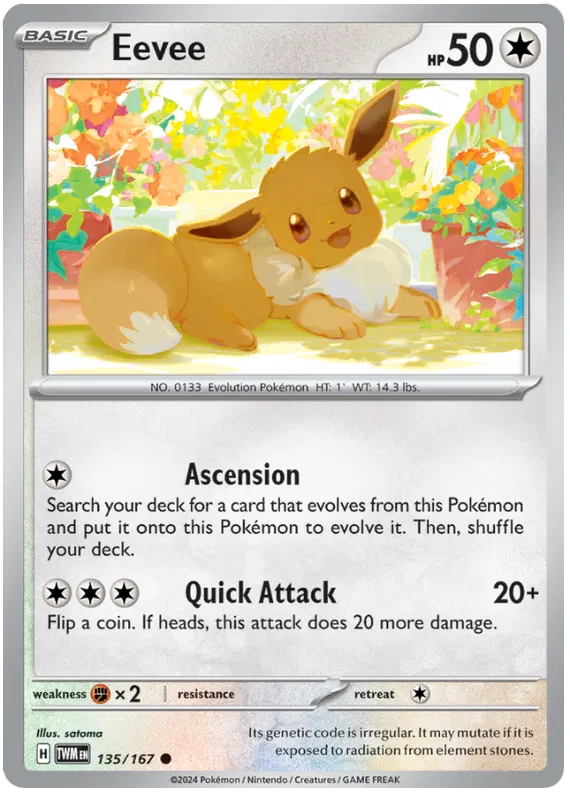 [Collector Troves] Pokemon Scarlet & Violet Twilight Masquerade Eevee Card
