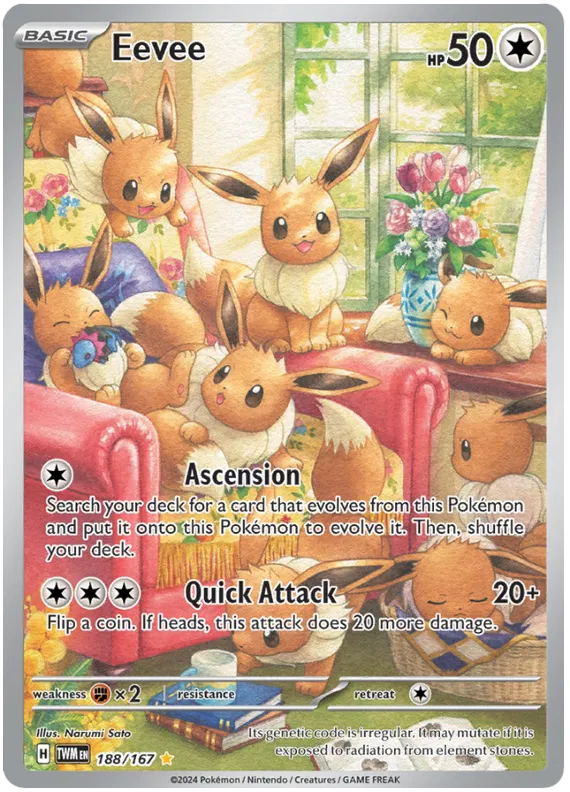 [Collector Troves] Pokemon Scarlet & Violet Twilight Masquerade Eevee Card