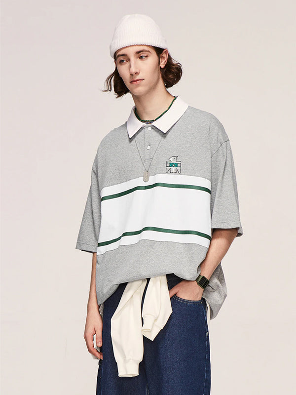 Embroidered Vintage Polo Short Sleeve Shirt 6