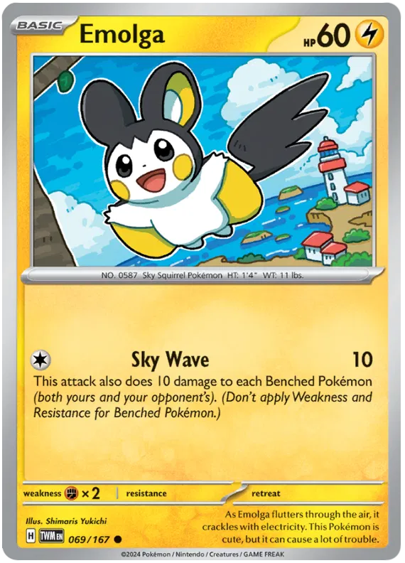 [Collector Troves] Pokemon Scarlet & Violet Twilight Masquerade Emolga Card