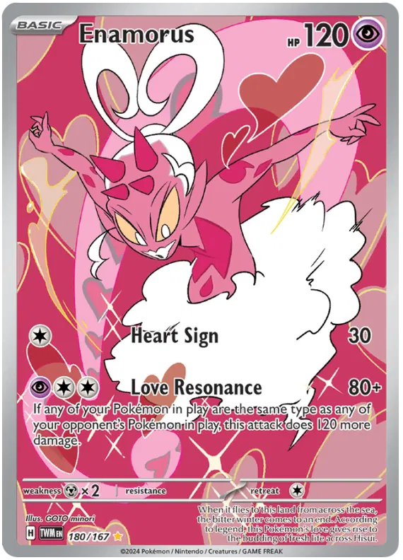 [Collector Troves] Pokemon Scarlet & Violet Twilight Masquerade Enamorus Card
