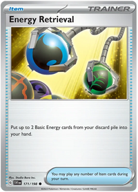 Pokemon Scarlet & Violet Energy Retrieval Card