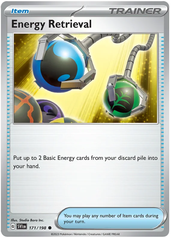 Pokemon Scarlet & Violet Energy Retrieval Card