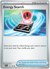 Pokemon Scarlet & Violet Energy Search Card