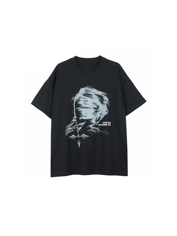 Enter Sandman T-Shirt in Black Color
