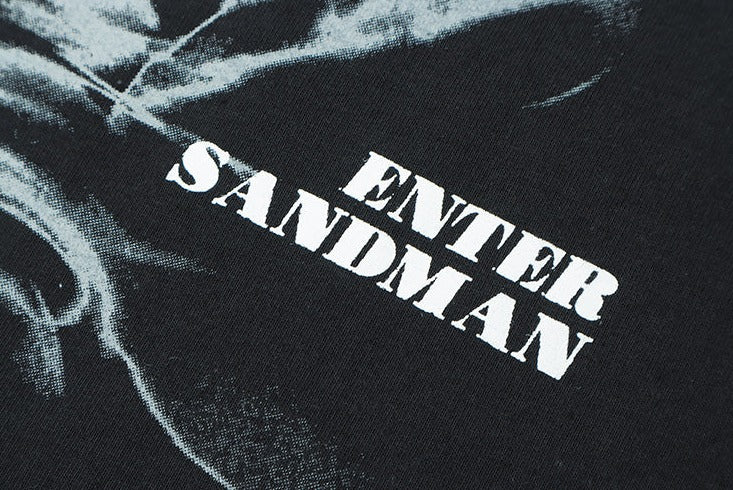 Enter Sandman T-Shirt in Black Color 4