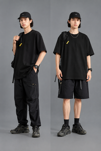 Essential Tech Relaxed-Fit T-Shirt in Black Color 2