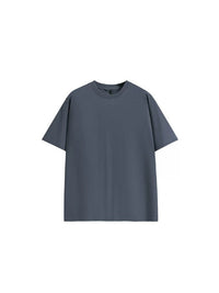 Essential Tech Relaxed-Fit T-Shirt in Grey Blue Color