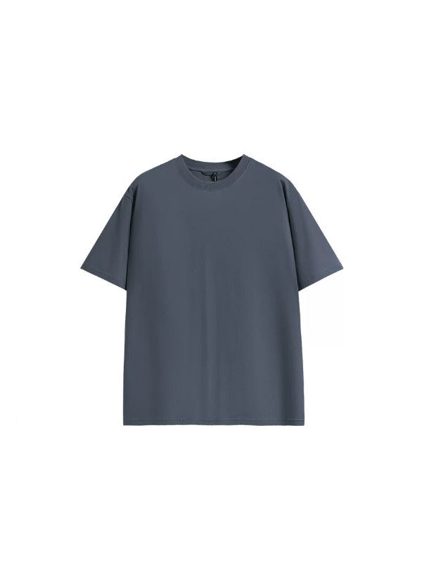 Essential Tech Relaxed-Fit T-Shirt in Grey Blue Color