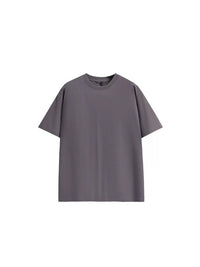 Essential Tech Relaxed-Fit T-Shirt in Plum Color