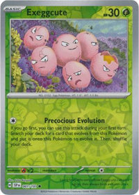 Pokemon Scarlet & Violet Surging Sparks Exeggcute Card Reverse