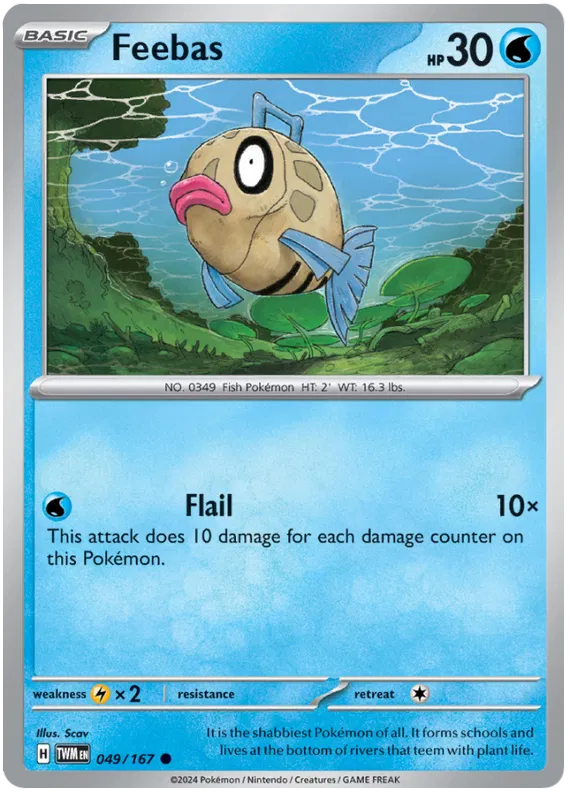 [Collector Troves] Pokemon Scarlet & Violet Twilight Masquerade Feebas Card
