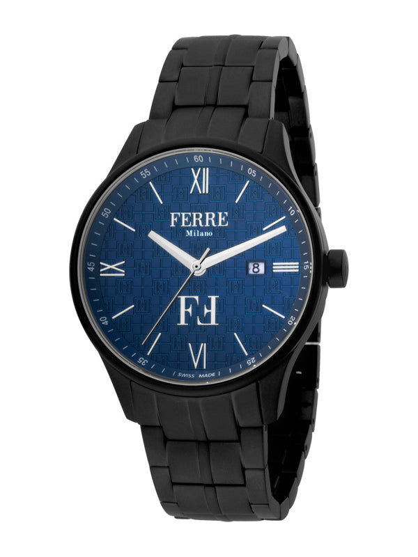 Ferrè Milano Mauro Blue/Steel 40mm Watch