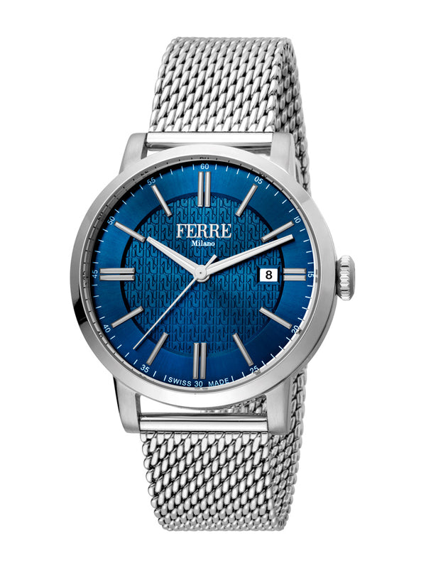 Ferrè Milano Raffaele Blue/Steel 41mm Watch