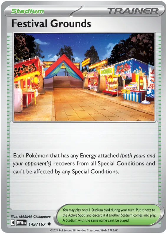 [Collector Troves] Pokemon Scarlet & Violet Twilight Masquerade Trainer Festival Grounds Card