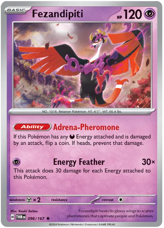 [Collector Troves] Pokemon Scarlet & Violet Twilight Masquerade Fezandipiti Card