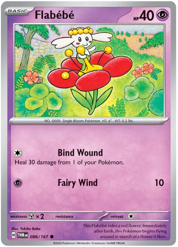 [Collector Troves] Pokemon Scarlet & Violet Twilight Masquerade Flabébé Card