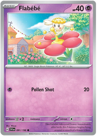Pokemon Scarlet & Violet Flabébé Card