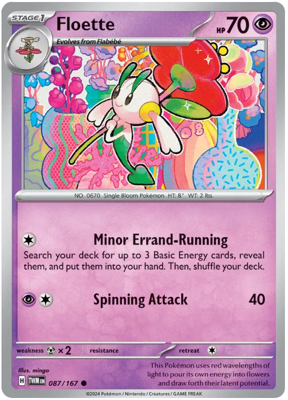 [Collector Troves] Pokemon Scarlet & Violet Twilight Masquerade Floette Card