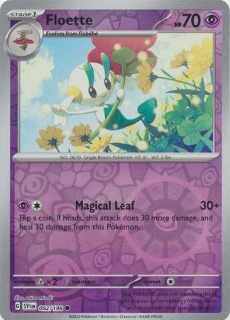 Pokemon Scarlet & Violet Floette Card reverse