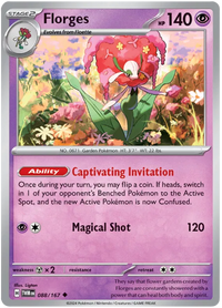 [Collector Troves] Pokemon Scarlet & Violet Twilight Masquerade Florges Card
