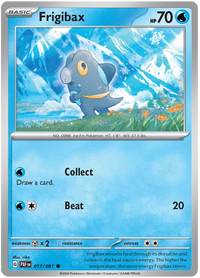 [Collector Troves] Pokemon Scarlet & Violet Paldean Fates Frigibax Card