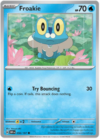 [Collector Troves] Pokemon Scarlet & Violet Obsidian Flames Froakie Card