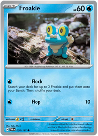 [Collector Troves] Pokemon Scarlet & Violet Twilight Masquerade Froakie Card