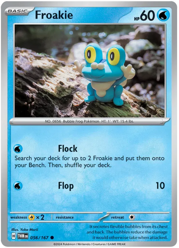 [Collector Troves] Pokemon Scarlet & Violet Twilight Masquerade Froakie Card
