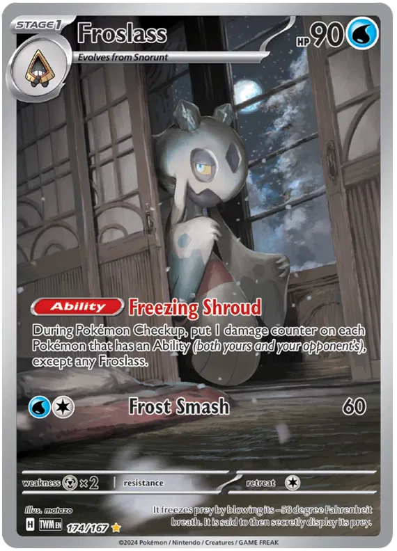 [Collector Troves] Pokemon Scarlet & Violet Twilight Masquerade Froslass Card