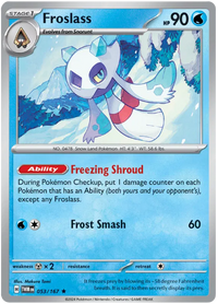[Collector Troves] Pokemon Scarlet & Violet Twilight Masquerade Froslass Card