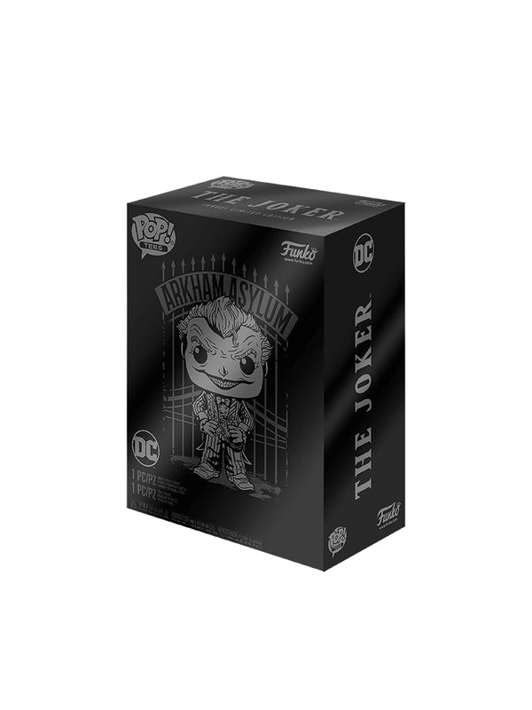 Funko Batman: Arkham Asylum The Joker Chrome Vinyl Figure & T-Shirt Box Set 3