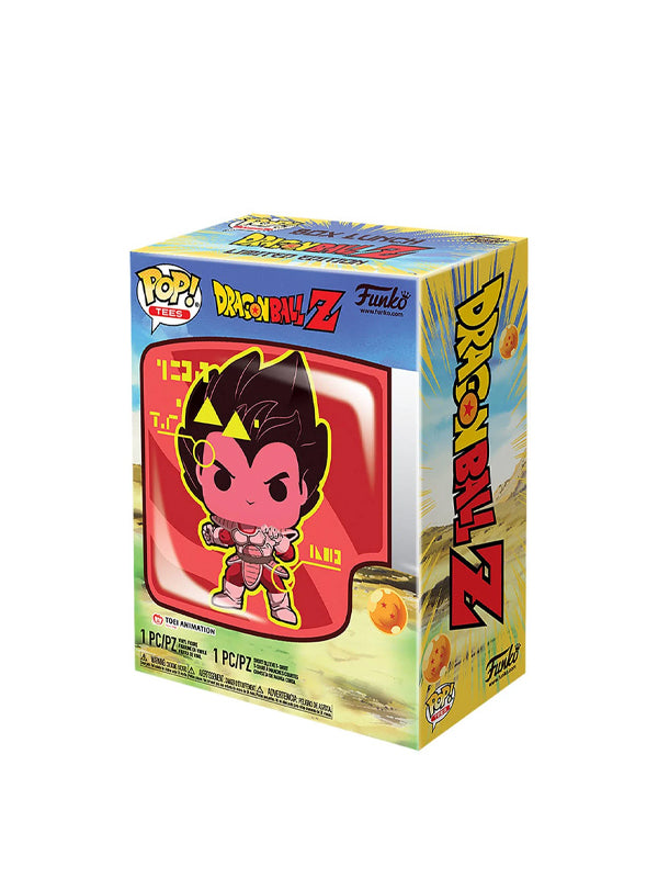 Funko Dragon Ball Z Vegeta Metallic Vinyl Figure & T-Shirt Box Set 3