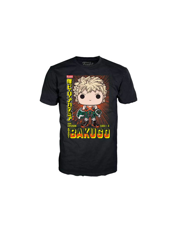 Funko My Hero Academia Katsuki Bakugo Vinyl Figure & T-Shirt Box Set 2