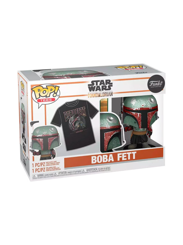 Funko Star Wars: The Mandalorian Boba Fett Vinyl Figure & T-Shirt Box Set 3