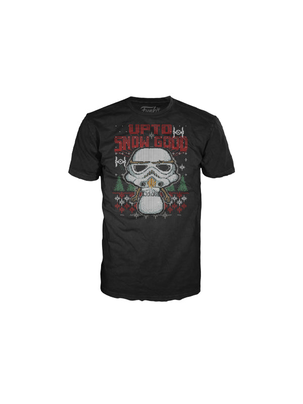 Funko Star Wars Holiday Stormtrooper Metallic Vinyl Figure & T-Shirt Box Set 2