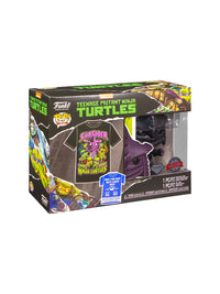 Funko Teenage Mutant Ninja Turtles Shredder Diamond Glitter Pop Vinyl FIgure & T-Shirt Box Set 3