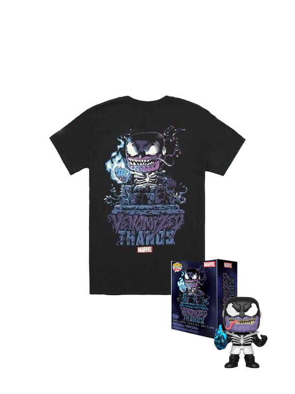 Funko The Avengers Venomized Thanos Glow-in-the-Dark Vinyl Figure & T-Shirt Box Set