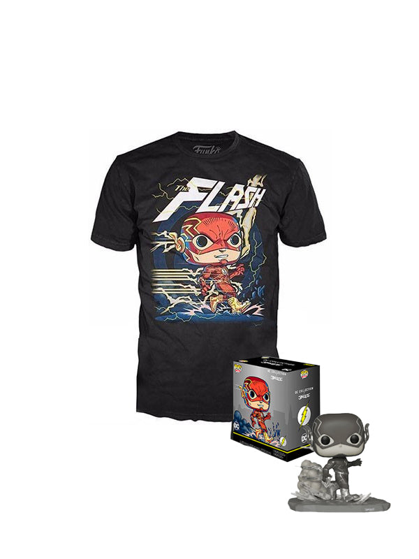 Funko The Flash Black & White Jim Lee Vinyl Figure & T-Shirt Box Set 2