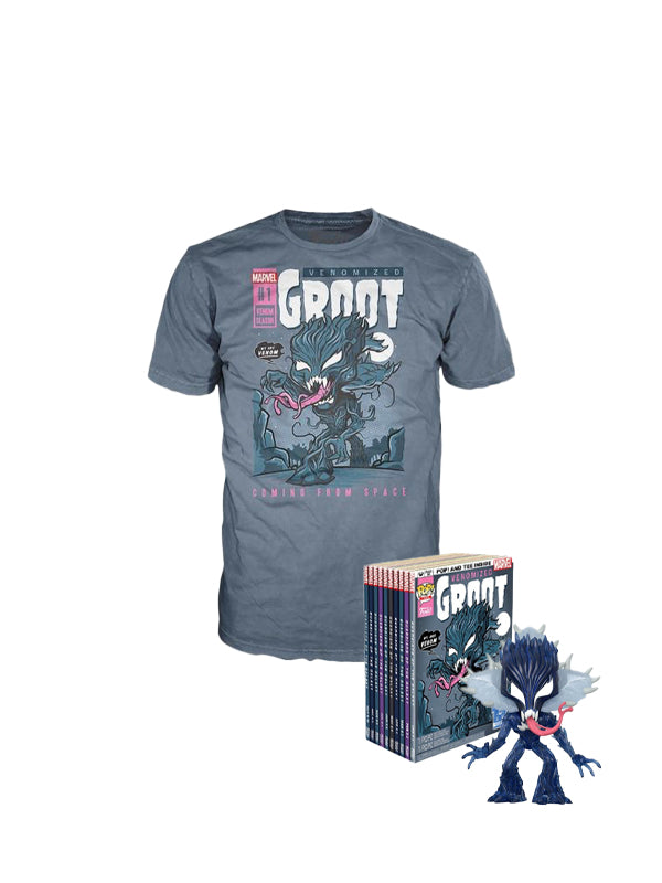 Funko Venomized Groot Glow-in-the-dark Vinyl Figure & T-Shirt Box Set 2